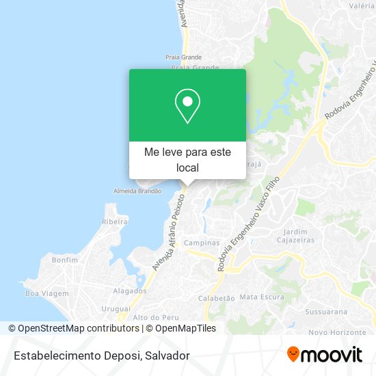 Estabelecimento Deposi mapa