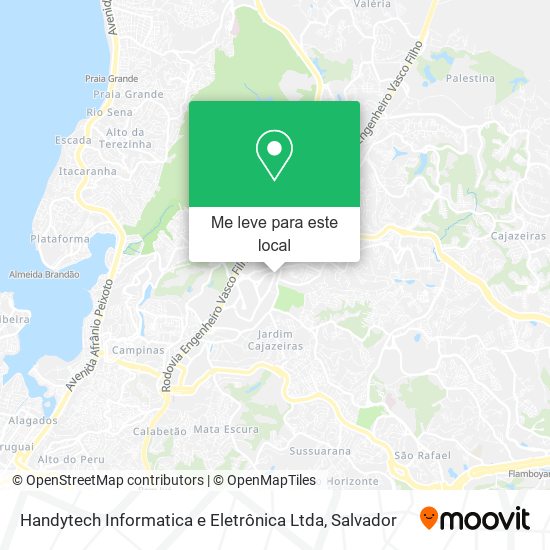 Handytech Informatica e Eletrônica Ltda mapa