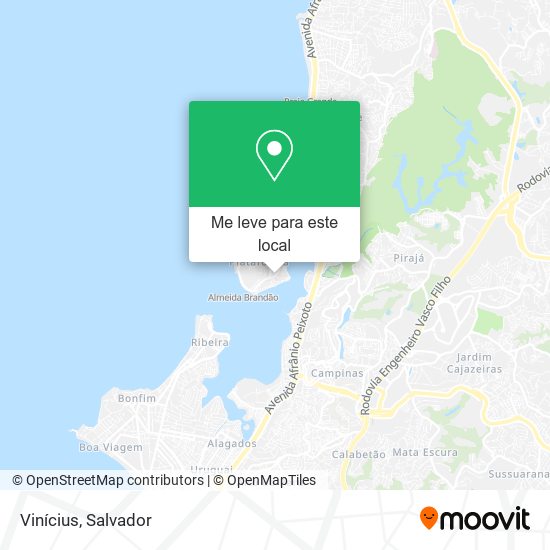 Vinícius mapa