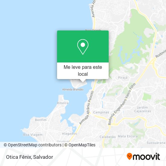 Otica Fênix mapa