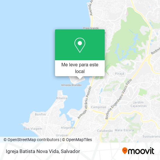 Igreja Batista Nova Vida mapa