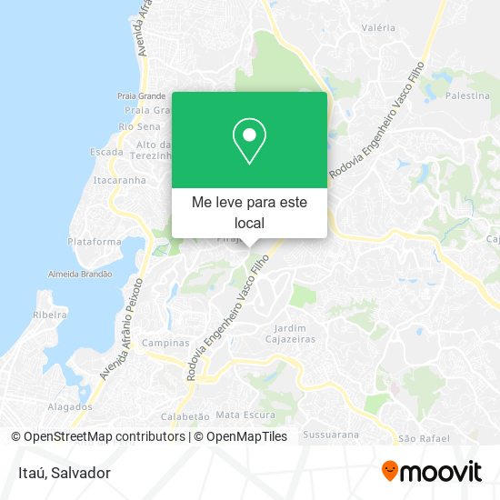 Itaú mapa