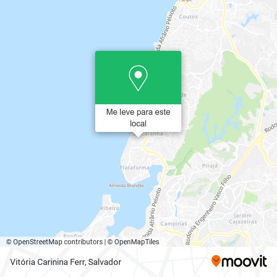 Vitória Carinina Ferr mapa