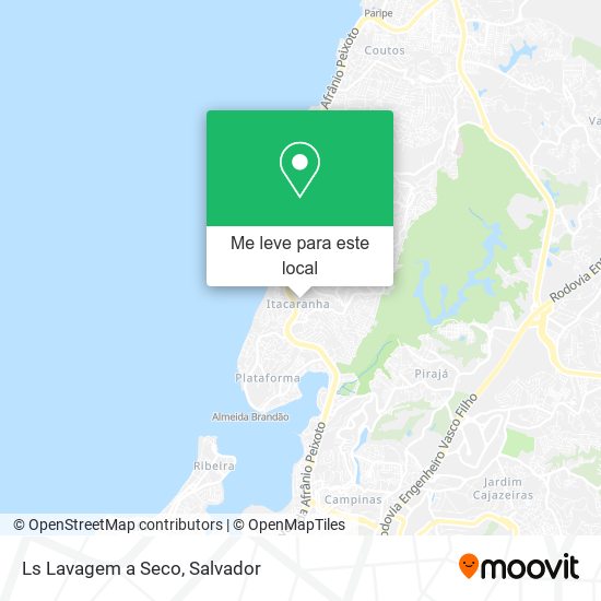Ls Lavagem a Seco mapa