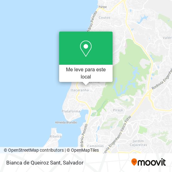 Bianca de Queiroz Sant mapa