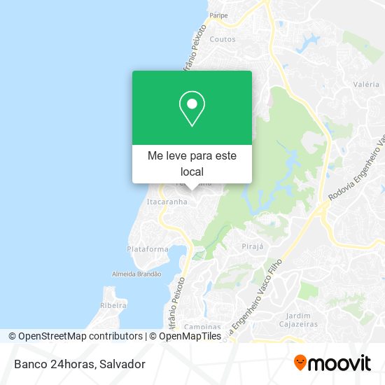 Banco 24horas mapa