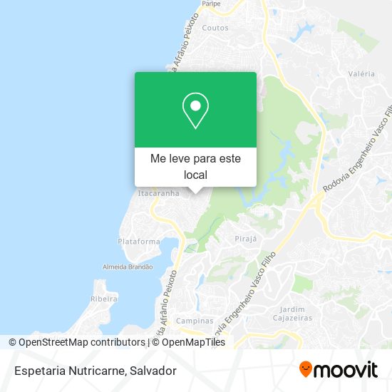 Espetaria Nutricarne mapa