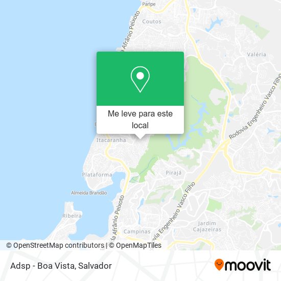 Adsp - Boa Vista mapa