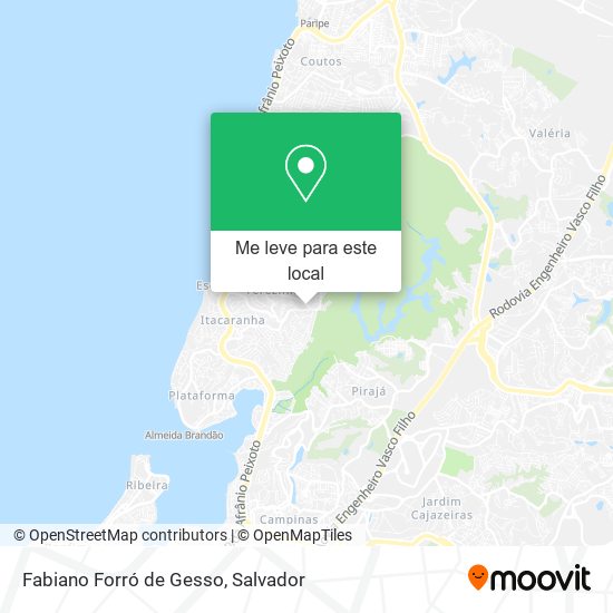 Fabiano Forró de Gesso mapa