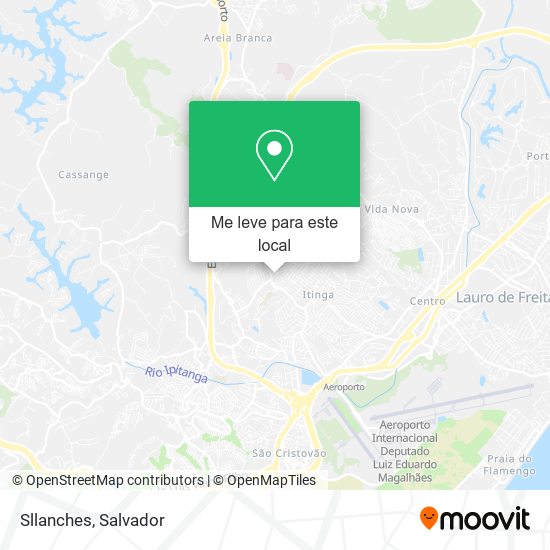Sllanches mapa