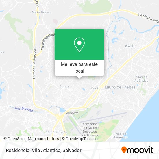 Residencial Vila Atlãntica mapa