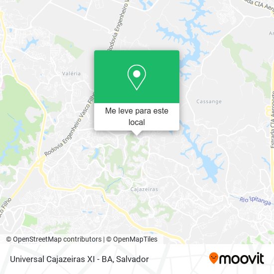 Universal Cajazeiras XI - BA mapa