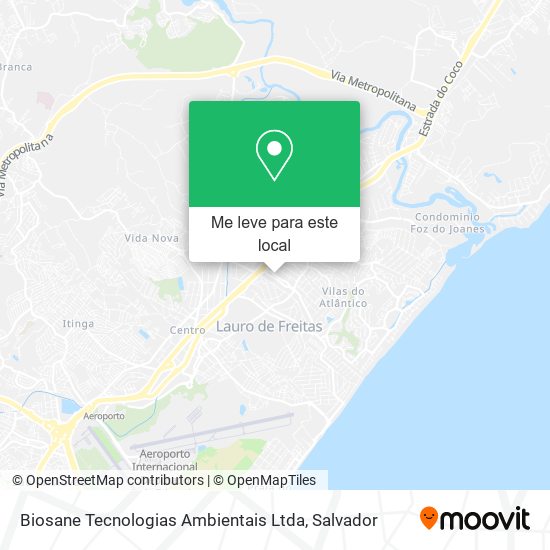 Biosane Tecnologias Ambientais Ltda mapa