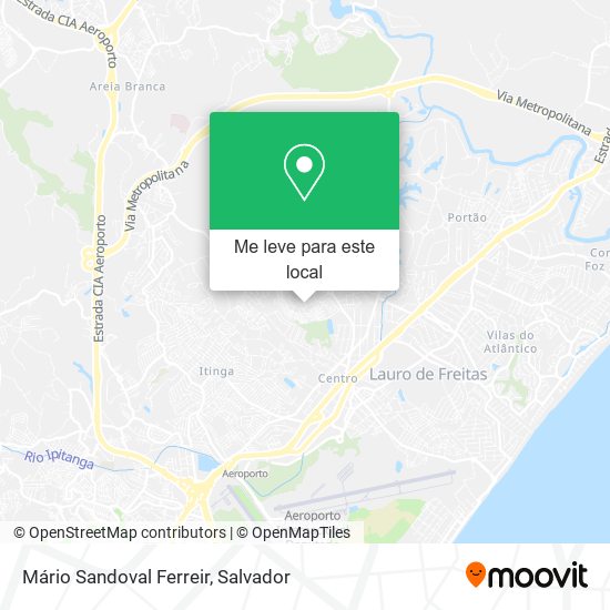 Mário Sandoval Ferreir mapa