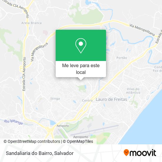 Sandaliaria do Bairro mapa