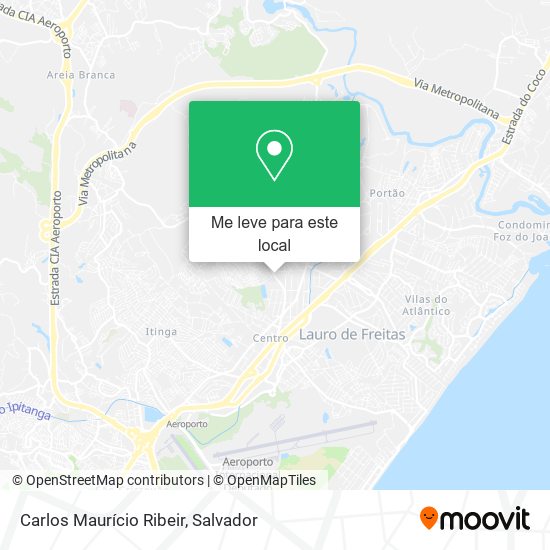 Carlos Maurício Ribeir mapa