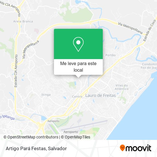Artigo Pará Festas mapa