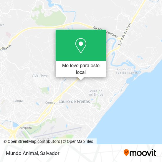 Mundo Animal mapa