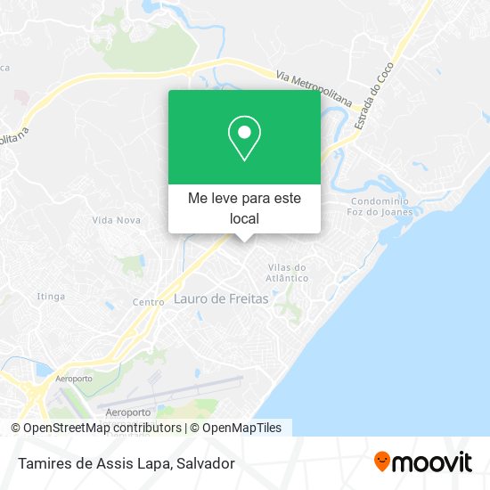 Tamires de Assis Lapa mapa