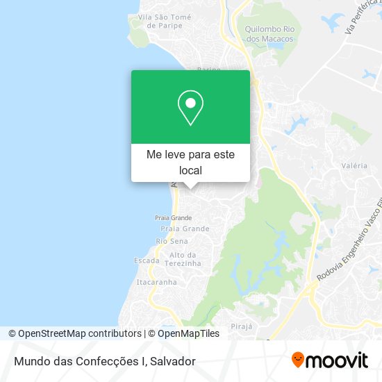 Mundo das Confecções I mapa