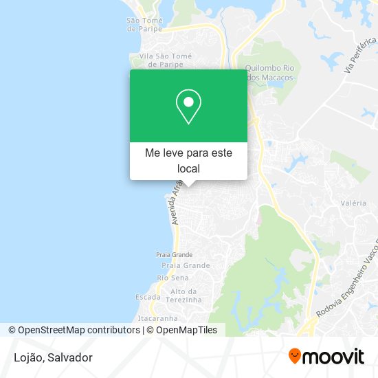 Lojão mapa