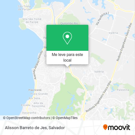 Alisson Barreto de Jes mapa