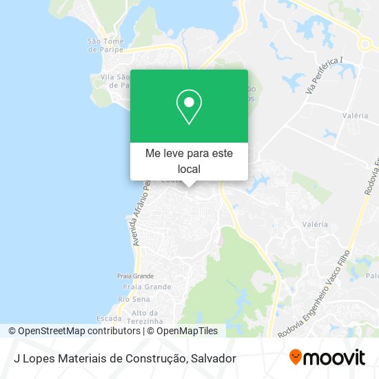 J Lopes Materiais de Construção mapa