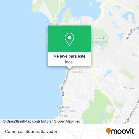 Comercial Soares mapa