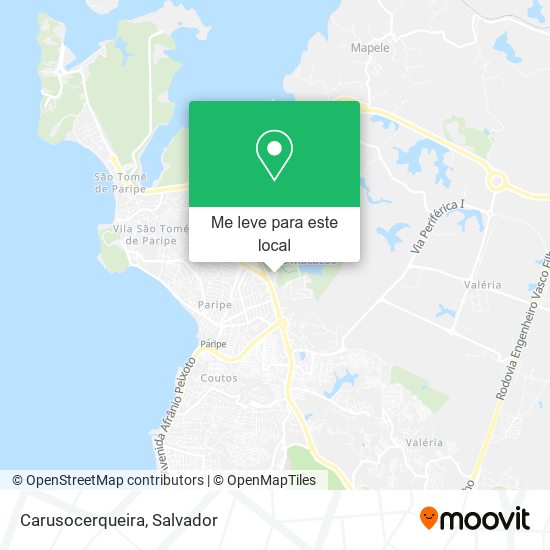Carusocerqueira mapa