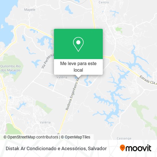Distak Ar Condicionado e Acessórios mapa