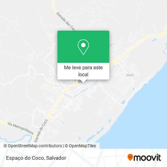 Espaço do Coco mapa