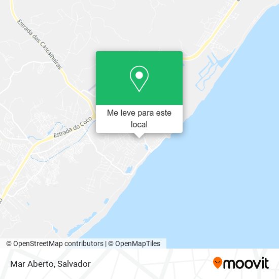 Mar Aberto mapa