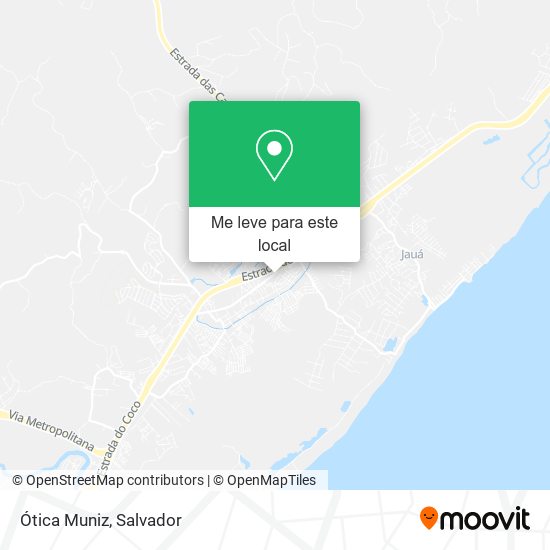 Ótica Muniz mapa
