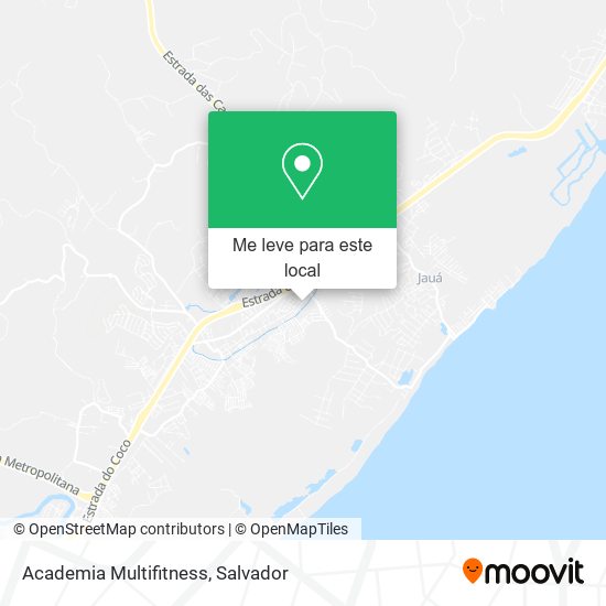Academia Multifitness mapa