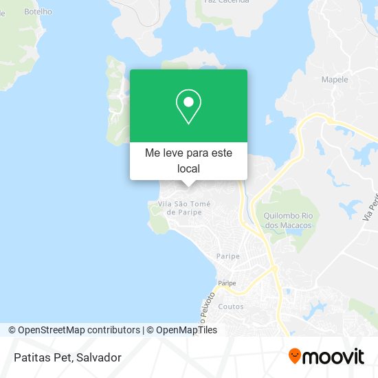 Patitas Pet mapa