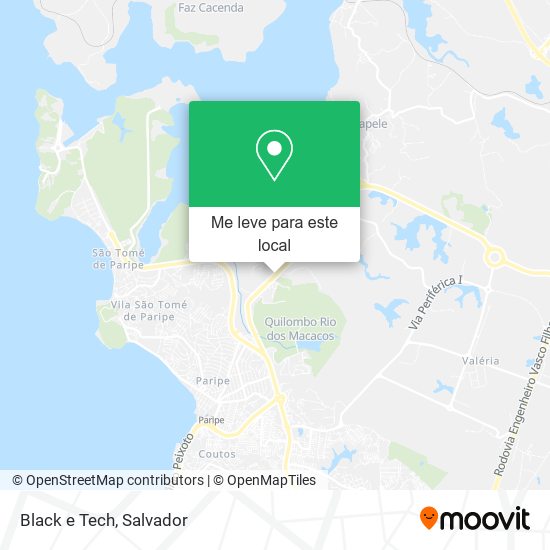 Black e Tech mapa
