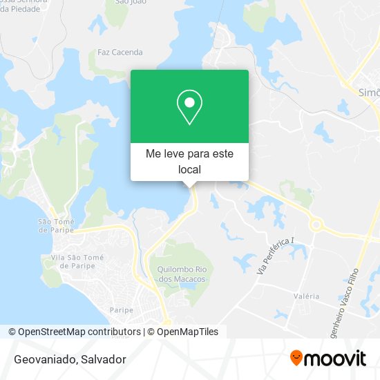 Geovaniado mapa