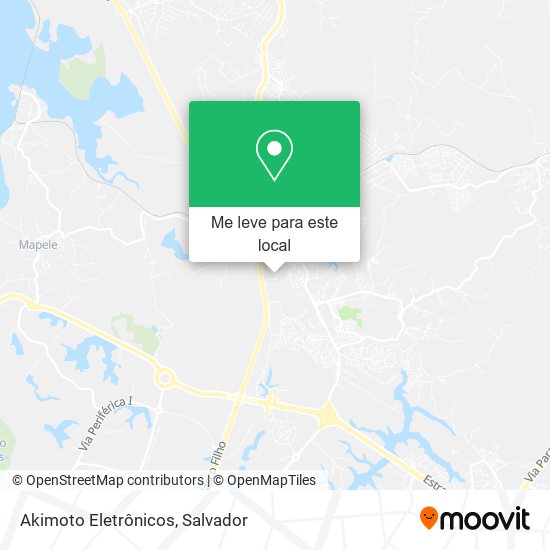 Akimoto Eletrônicos mapa