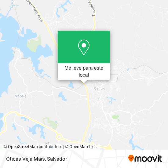 Óticas Veja Mais mapa