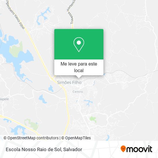 Escola Nosso Raio de Sol mapa