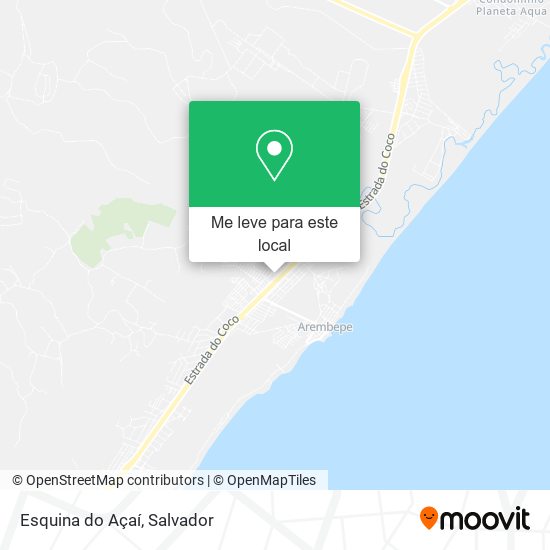 Esquina do Açaí mapa
