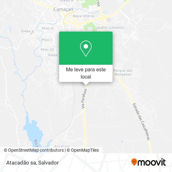 Atacadão sa mapa