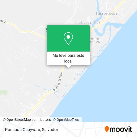 Pousada Capyvara mapa