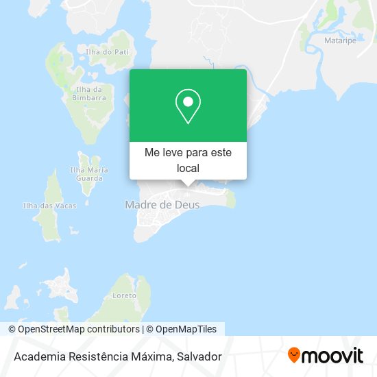 Academia Resistência Máxima mapa