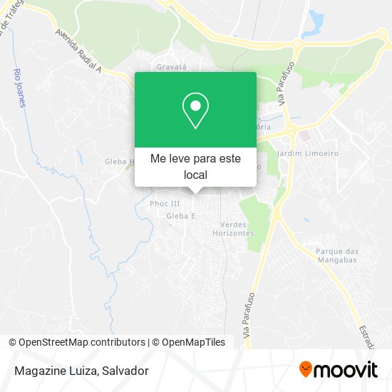 Magazine Luiza mapa