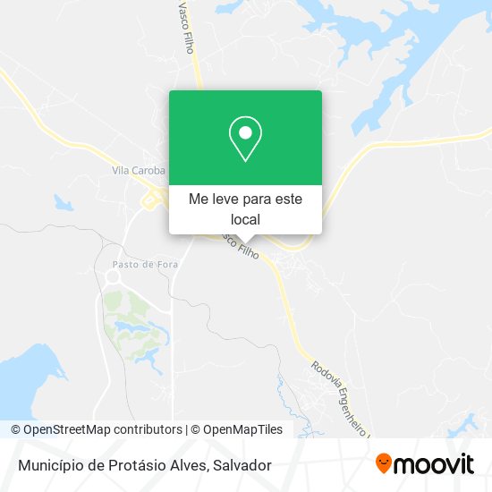 Município de Protásio Alves mapa