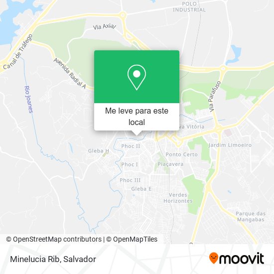 Minelucia Rib mapa