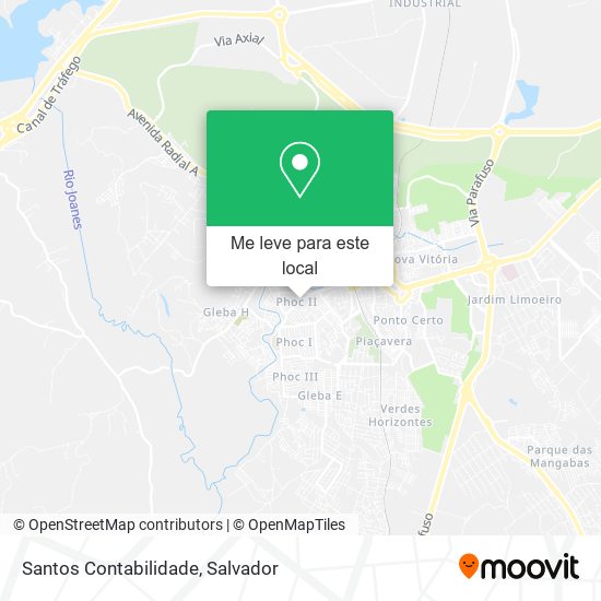 Santos Contabilidade mapa