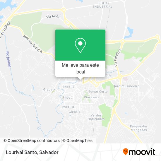 Lourival Santo mapa