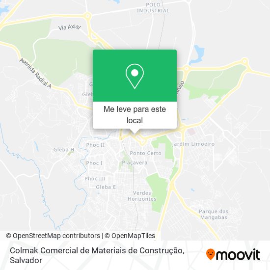 Colmak Comercial de Materiais de Construção mapa